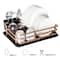 NEX™ Rose Gold Aluminum Compact Dish Drying Rack